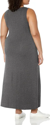Vista 2 de Tienda Essentials - Vestido largo sin mangas para mujer