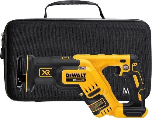 Vista 5 de Mchoi Funda de transporte a prueba de golpes compatible con la sierra recíproca DEWALT 20V MAX XR DCS354B / DCS367B, solo funda