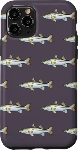 Vista 29 de Grey Snook Pattern Saltwater Fish Case for iPhone 17