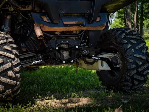 Vista 2 de SuperATV Brazos de Reacción Posteriores y Varillas Posteriores, de Alta Distancia, en Caja, para Polaris RZR XP 900 / XP 4 900 (2011-2014) - Negro