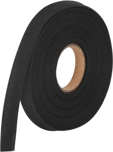 Vista 48 de MECCANIXITY Cinta al bies de doble pliegue de 1 pulgada, cinta al bies de poliéster continua a granel para coser, costura, acolchado, dobladillo