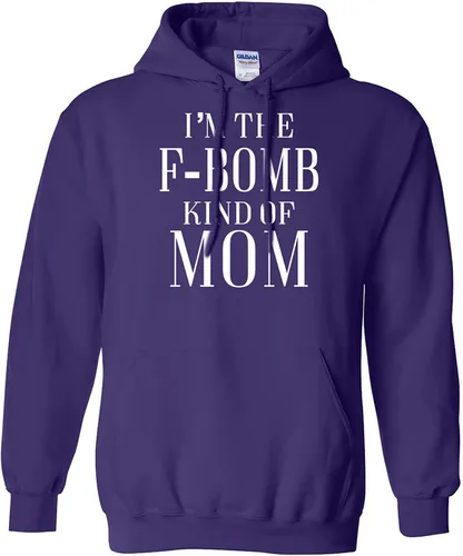 Vista 7 de zerogravitee Sudadera con capucha para adulto con texto en inglés "I'm the F-Bomb kind of Mom