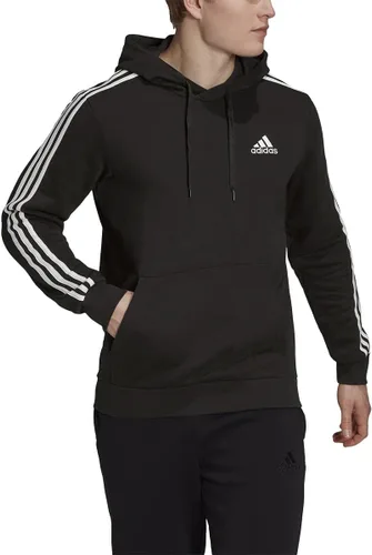Vista 4 de adidas Sudadera con capucha Standard Essentials Fleece de 3 rayas para hombre