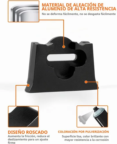 Vista 3 de Savadicar TL01 Limitador de puerta trasera, pestillo de puerta trasera del maletero de aleación de aluminio, tapón de puerta trasera para Jeep Negro