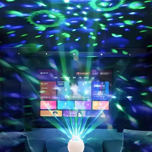 Vista 2 de Mini Bluetooth Máquina De Karaoke Para Niños Con 2 Micrófono j