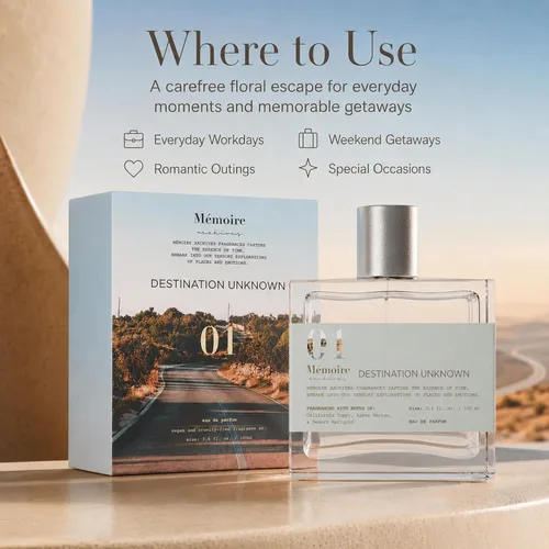 Vista 4 de Destination Unknown 3.4 oz. Eau de Parfum de Memoire Archives