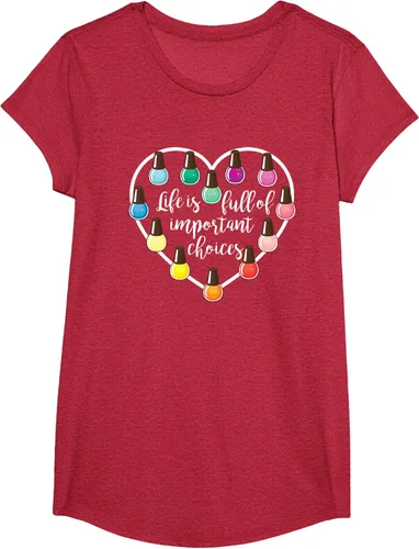Vista 68 de Life Is Full Of Important Choices - Camiseta de regalo para esmalte de uñas