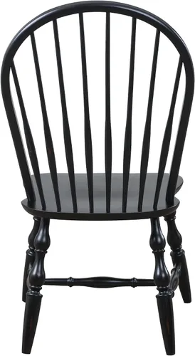 Vista 4 de Sunset Trading Windsor - Juego de sillas de comedor, 41 pulgadas, color negro antiguo Negro (Antique Black)