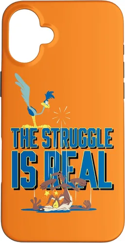 Vista 22 de iPhone 16 Looney Tunes Roadrunner the Struggle Is Real Case