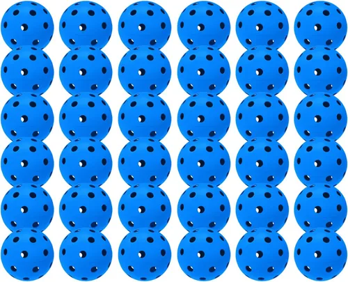 Vista 20 de Paquete de 6 pelotas de pickleball deportivas para exteriores - 40 pelotas de pickleball - Bolas de pickleball de EE. UU. aprobadas por USAPA