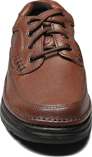 Vista 2 de Nunn Bush Cameron Oxford para hombre, café Tumbled L