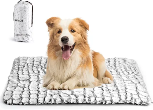 Vista 10 de Cama autocalentable para gatos, 24" x 18" almohadilla térmica ultrasuave para gatos y perros, mascotas, para interiores y exteriores, tapete térmico