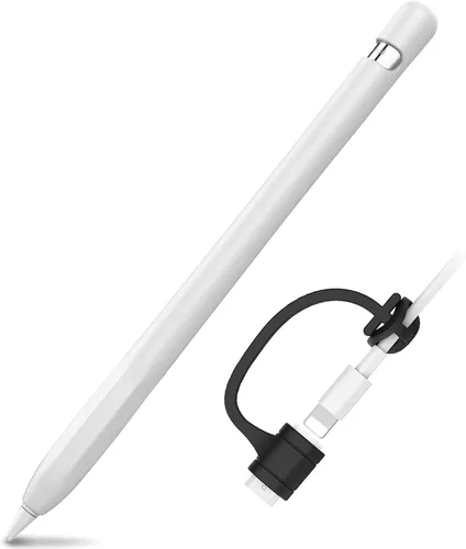 Vista 12 de AhaStyle Funda protectora de silicona antideslizante [kit de correas de adaptador de cable añadido] compatible con iPad Pencil de 1ª