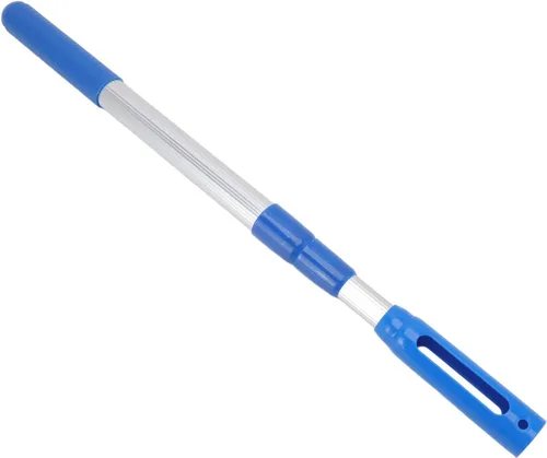 Vista 6 de Accesorios de limpieza de postes de piscina 3 secciones de red de pesca Cepillos Rastrillos cabezas Skimmers manga poste telescópico rastrillos