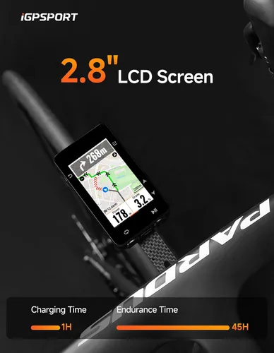 Vista 6 de iGPSPORT iGS630S GPS Bike Computer, 2.8 '' Smart Wireless Map Navigation Climb Plan Ciclismo GPS Unit, 45H Duración de la batería