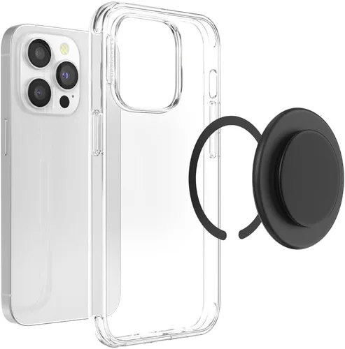 Vista 4 de PopSockets Anillo adaptador para MagSafe®, adaptador magnético para Android, anillo magnético de fijación para teléfono - negro