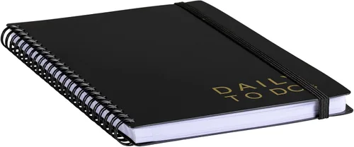 Vista 5 de UtyTrees Planificador diario sin fecha: 5.7 x 8.5 pulgadas, 144 páginas, cuaderno de lista de tareas diarias, diario con planificador de comidas