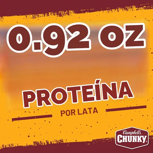 Vista 4 de Sopa en lata Campbell’s Chunky de chili con frijoles, lata de 16.5 oz