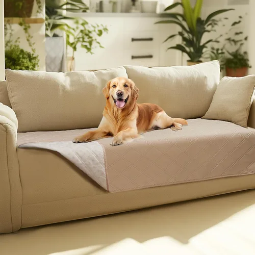 Vista 34 de Luciphia Funda de sofá 100% impermeable para perros, antideslizante, protector de sofá para mascotas, tapete para sofá, cachorro y gatos, con parte