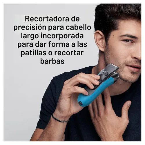 Vista 8 de Braun Electric Series 3 - Maquinilla de afeitar con recortadora de precisión, recargable, afeitadora de lámina húmeda y seca para hombres