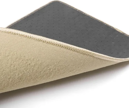 Vista 5 de IKON MOTORSPORTS, Alfombrillas de Piso Compatibles con BMW Serie 3 E46, 1998-2006 Ajuste de Fábrica Beige de Nylon Delanteras y Traseras