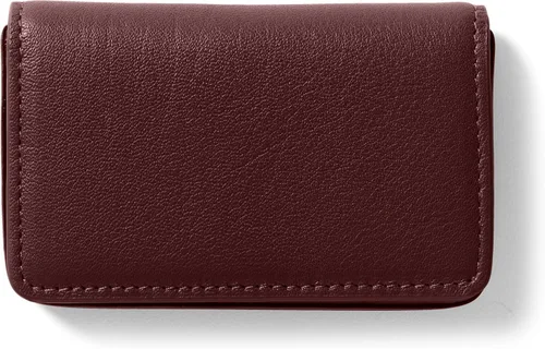 Vista 9 de Leatherology - Estuche delgado para tarjetas de visita con cierre magnético Negro Onyx
