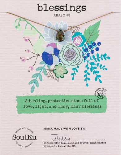 Vista 7 de SoulKu Collar hecho a mano, joyería de empoderamiento con cristal curativo, joyería inspiradora para mujeres, regalos para mamá y hermana, extensor