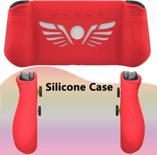 Vista 6 de Funda de silicona y funda de transporte compatible con Logitech G Cloud Gaming de mano, protector de pantalla para accesorios de consola Logitech G