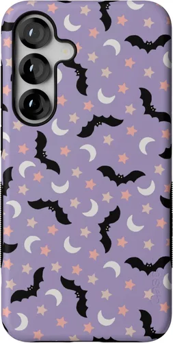 Vista 270 de Casely Funda para Galaxy S9 Postura de cadáver Yoga de esqueleto Diseño protector delgado esencial de doble capa