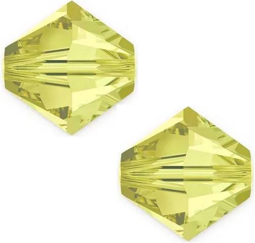 Vista 26 de Adabele - 200 cuentas de cristal bicono sueltas y facetadas pequeñas de 0.16 pulgadas, color ámbar, compatibles con cristales de Swarovski 5301/5328