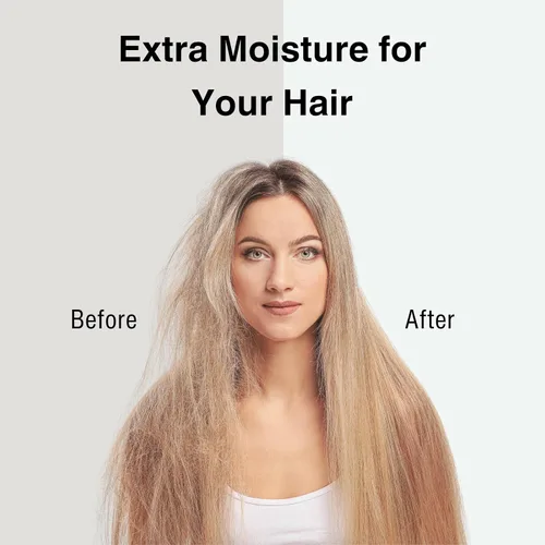 Vista 2 de Moist Diane Juego de Champú y Acondicionador Natural para Mujeres y Hombres, Champú y Acondicionador de Aceite de Argán para Cabello Rizado por