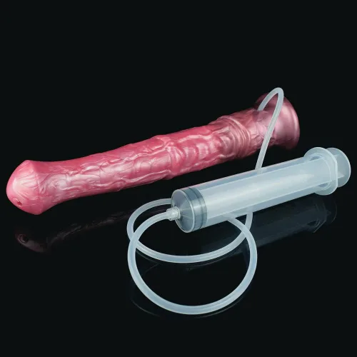 Vista 8 de Consolador anal para chorros con ventosa, eyaculación del pene de silicona, juguetes sexuales para mujeres y parejas