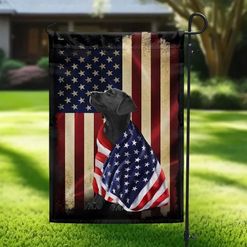 Vista 47 de Bandera Americana - Divertido Perro Pastor Alemán Bandera Americana TQN2748F, 3x5 pies. Bandera - Banderas de EE. UU. Poliéster Premium - Bandera
