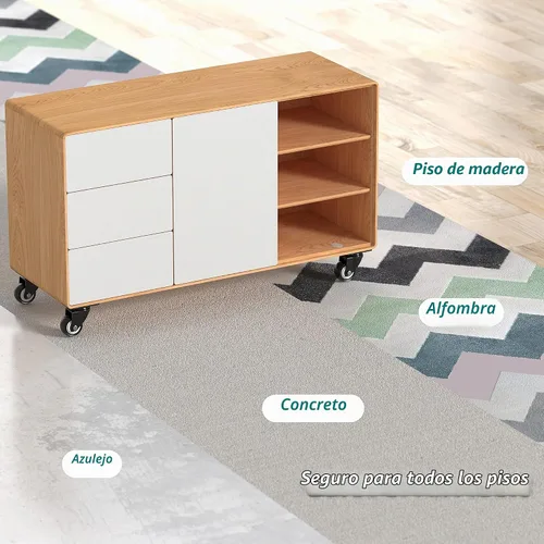 Vista 2 de HOLKIE Ruedas giratorias de 2 pulgadas – Resistente capacidad de 600 libras (paquete de 4) – Ruedas silenciosas de poliuretano sin freno – Ruedas