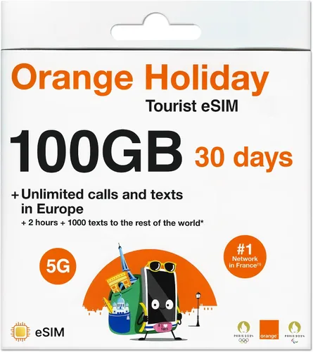 Vista 5 de Europa eSIM 30 días 20 GB + llamadas locales ilimitadas + 30 minutos de llamada a casa eSIM disponible en 24 horas 48 países 5G Data + Hotspot