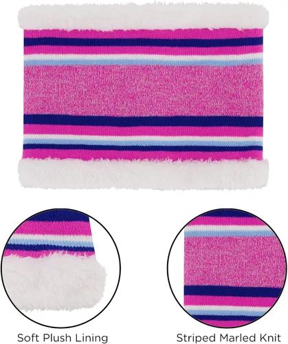 Vista 5 de eOne Conjunto de gorro y manoplas de invierno para niñas gorro de Peppa Pig para niños de 2 a 4 años