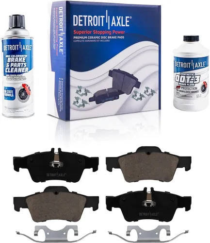 Vista 43 de Detroit Axle - Pastillas de Freno Traseras de Cerámica Izquierda Reemplazo de Pinza para Silverado Sierra Suburban 1500 Tahoe Yukon Escalade ESV EXT