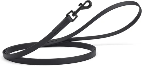 Vista 105 de Dogline Biothane - Correa impermeable para perro, tejido de nailon con revestimiento fuerte, con herrajes negros, a prueba de olores, fácil