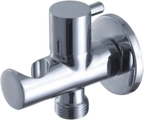Vista 8 de Soporte de cabezal de ducha de mano con conector de manguera, cabezal de ducha, válvula de cierre, soporte para varita de ducha, soporte de pared