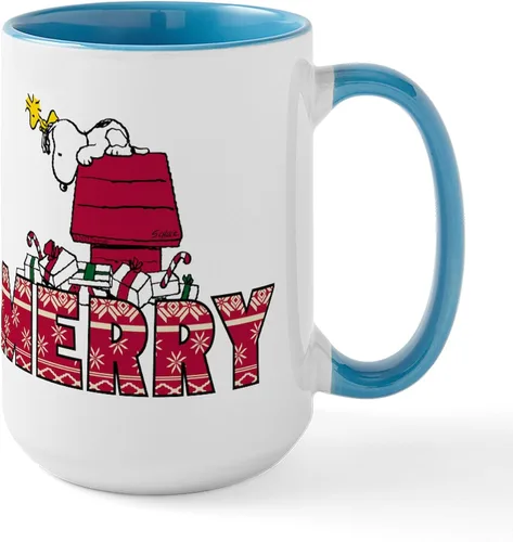 Vista 167 de CafePress SNOOPY Joe Cool - Taza de café de cerámica (15.0 fl oz)