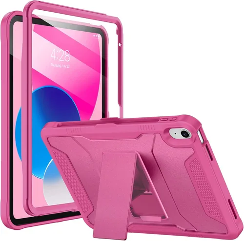 Vista 22 de Funda Soke para iPad (A16) de 11ª generación de 11 pulgadas 2025, iPad de 10ª generación de 10.9 pulgadas 2022, con protector de pantalla