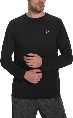 Vista 2 de Men's UPF 50+ Quick-Dry Swim Shirt Rash Guard with Sun Protection