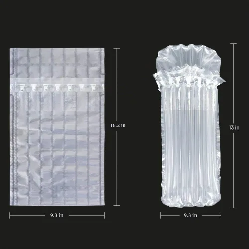 Vista 5 de STNTUS INNOVATIONS Protector de botella de vino, paquete de 15 fundas acolchadas de burbujas para equipaje, viajes en avión, transporte, envío