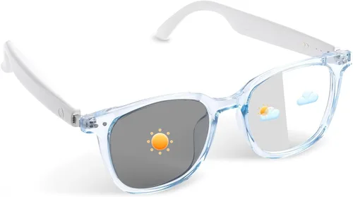 Vista 14 de Lentes inteligentes para mujeres y hombres, gafas de luz azul Bluetooth con lentes de sol polarizadas UV400 adicionales, compatibles