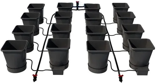 Vista 10 de AutoPot Sistema de 12 ollas XL con macetas de plástico de 6.6 galones y FlexiTank de 60 galones, sistema hidropónico de riego automático alimentado