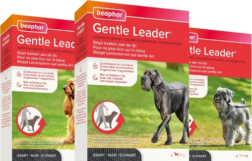 Vista 7 de Beaphar Gentle Leader L - Collar para cabeza de perro, 1 pieza, tela, entrenamiento amable y eficaz, sin tirones ni asfixia, razas grandes