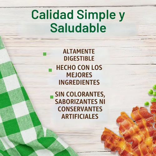 Vista 4 de Nylabone Healthy Edibles Masticables Naturales para Perros de Larga Duración con Sabor a Tocino para Perros, X-Large/Souper (1 unidad)