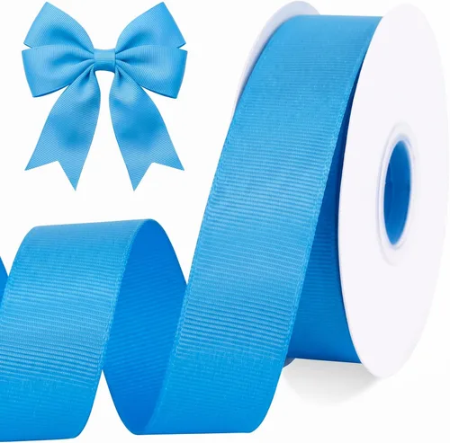 Vista 20 de TONIFUL 4 Rolls 3/8 Inch Christmas Grosgrain Ribbon Gift Wrapping Ribbon Christmas set