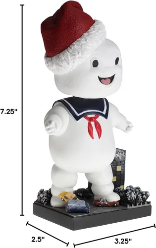 Vista 6 de Royal Bobbles Christmas Ghostbusters Stay Puft - Estatua coleccionable de Bobblehead