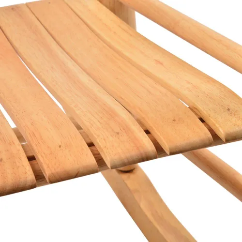 Vista 2 de Constructive Playthings Mecedora de madera dura, asiento apilable de madera para niños, 12 pulgadas de alto